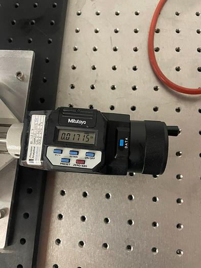 Used MITUTOYO MICROSCOPE WITH DIGITAL MICROMETERS (THORLABS TABLE SOLD SEPARATE)