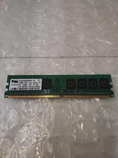 Used PC2-4200U 512MB DDR2 DIMM MEMORY