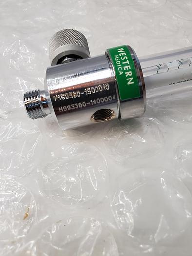Used WESTERN MEDICA M993360-1400004 OXYGEN FLOWMETER