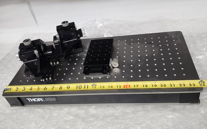 Used THORLABS B1224FE XYZ MOVEMENT & ALESSI MH5 & NEWPORT 436 SERIES BREADBOARD