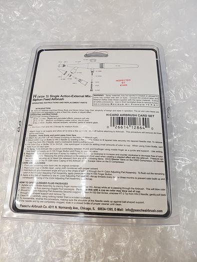 Used PAASCHE H0113 SINGLE ACTION AIRBRUSH SIZE 3