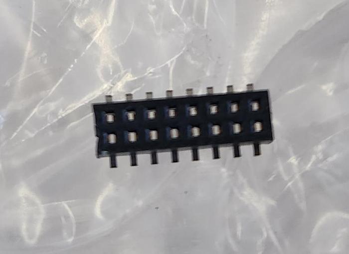 Used SAM1155-08-ND CONN RCPT 16POS DUAL .05 SMD
