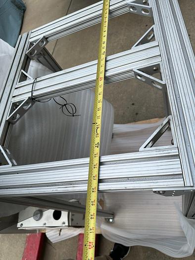 Used ALUMINUM STRUCTURAL FRAMING 26" W x 28" L x 44" H