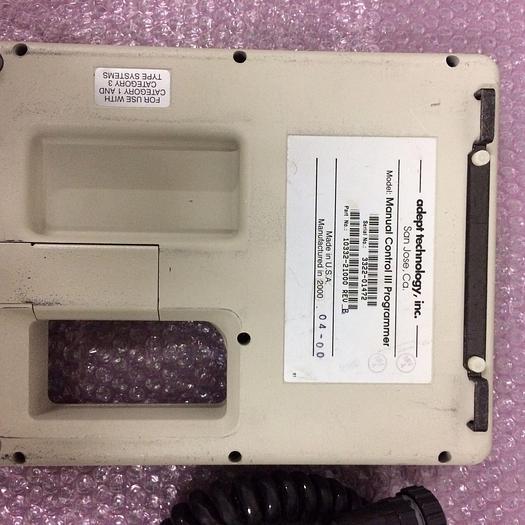 Used ADEPT MANUAL CONTROL III PROGRAMMER