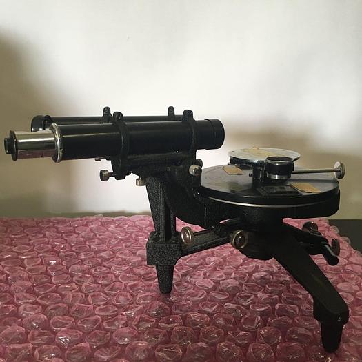 Used AMERICAN OPTICAL SPENCER SPECTROMETER, COLLIMATOR & TELESCOPE MODEL #3340