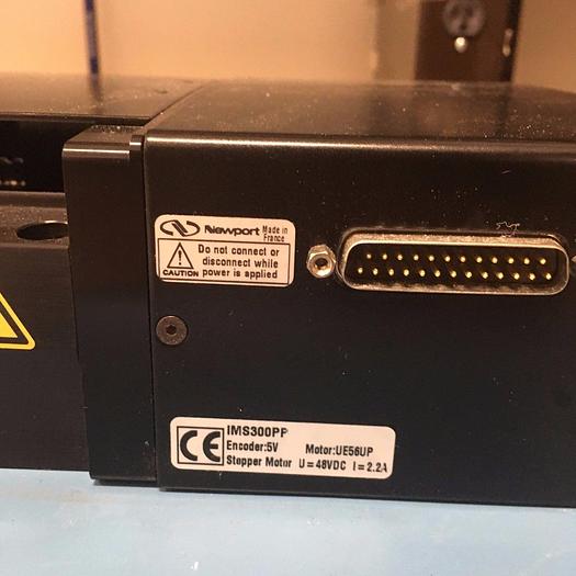 Used NEWPORT IMS300PP - High Performance Linear Stage, 300 mm, Stepper, Rotary Encode