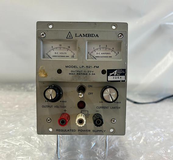 Used LAMBDA POWER SUPPLY LP-521-FM