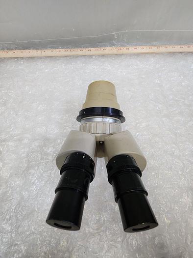 Used OLYMPUS TOKYO MICROSCOPE HEAD 341848 UNIT WITH MICRO CONTROLE MOUNT