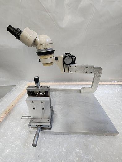 Used OLYMPUS TOKYO MICROSCOPE HEAD 341848 UNIT WITH MICRO CONTROLE MOUNT