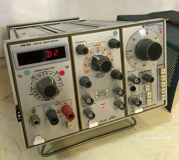 Used TEKTRONIX DM501 DIGITAL MULTIMETER, PG501 PULSE GENERATOR, SG502 Oscillator