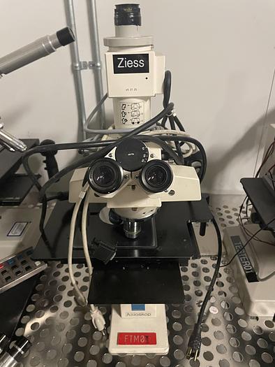 Used Carl Zeiss Axioskop EL- Einsatz 45 14 85 Laboratory Microscope