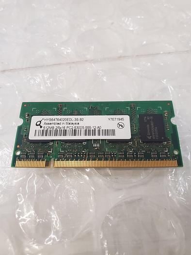 Used QIMONDA HYS64T64020EDL-3S-B2 512MB MEMORY