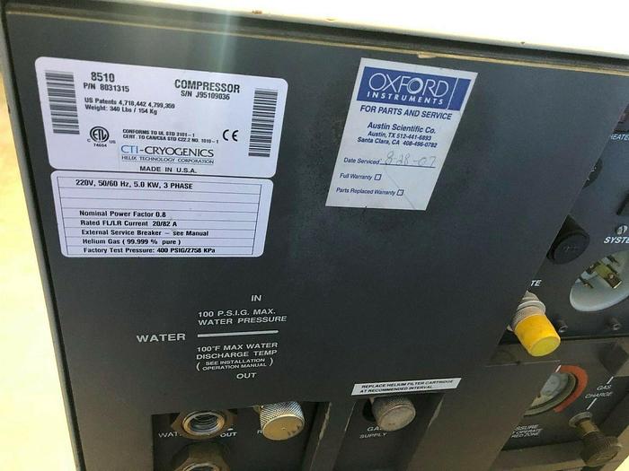 Used CTI-CRYOGENICS 8510 COMPRESSOR