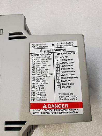 ALLEN BRADLEY 160-AA04NSF1P1 SPEED DRIVE