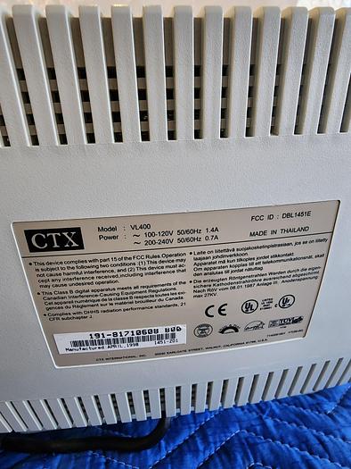 Used CTX VL400 14 INCH COLOR PC MONITOR