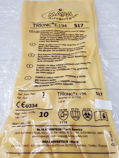 MAPA ADVANTECH TRIONIC E-194 517 QTY 24 PAIRS