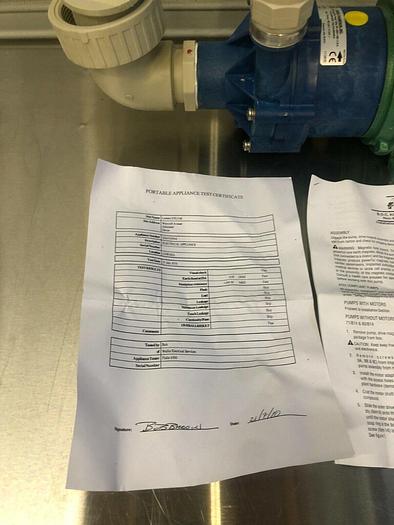 FINISH THOMPSON KC8P80BOC PUMP WITH LEROY SOMER LS80L T MOTOR