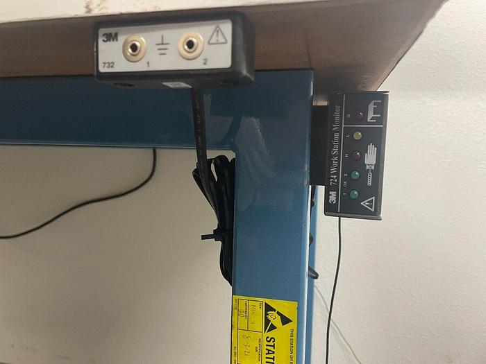 Used WORKBENCH WITH ANIT STATIC WORK STATION BY 3M