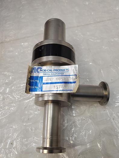 Used NOR-CAL PRODUCTS ESVP-0752-NW VACUUM VALVE