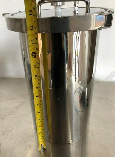 Used CHEMICAL BOTTLE STAINLESS STEEL TA201