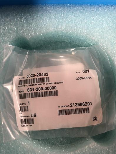 Used AMATS 0020-20462 VIEWPORT, COVER TRANSFER CHAMBER QTY 2