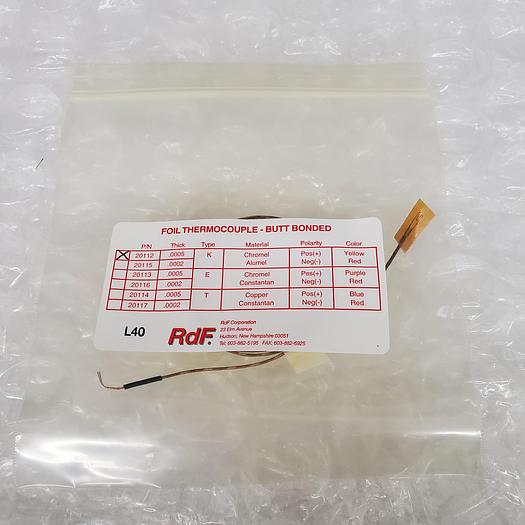 FOIL THERMOCOUPLE
