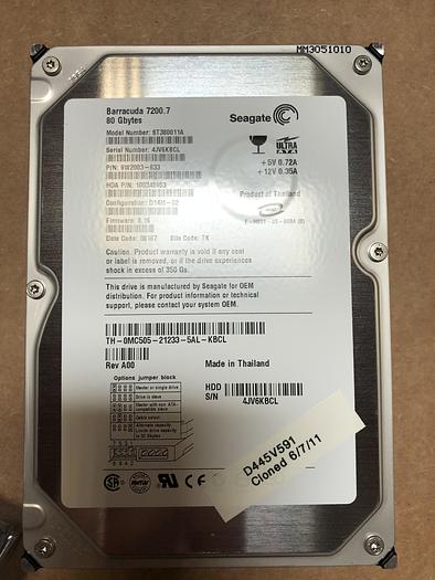 Used BARRACUDA ST380011A