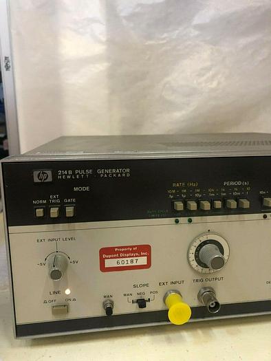 Used HEWLETT PACKARD 214B PULSE GENERATOR