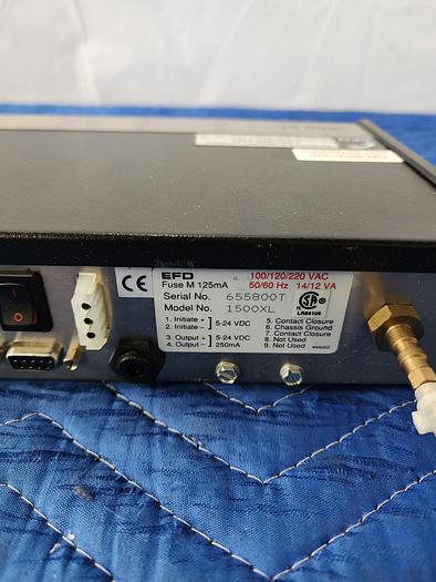 Used EFD 1500XL ELECTRONIC FLUID ADHESIVE DISPENSER