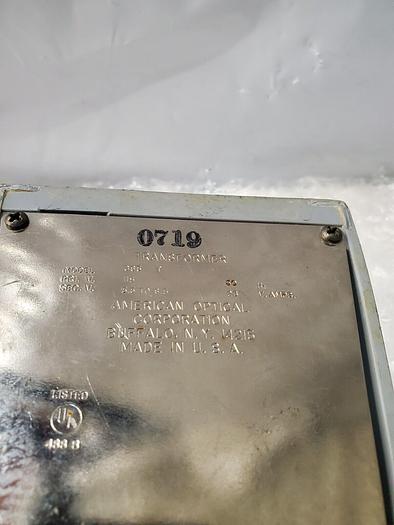 Used AMERICAN OPTICAL TRANSFORMER 365