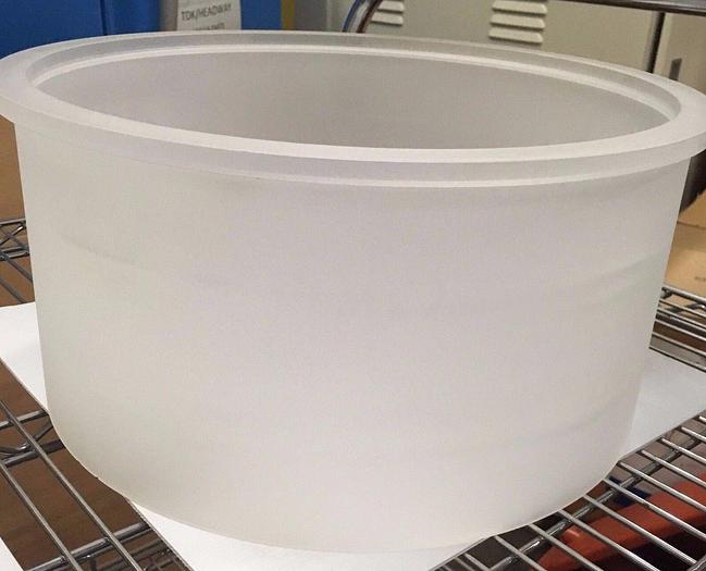 Used Veeco RF 350 or RF 1201 Quartz liner with quartz ring