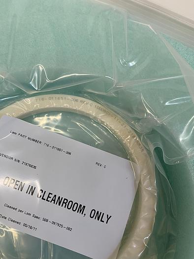 Used LAM RESEARCH 716-011651-006 7.0 OD 5.986 ID .490THK