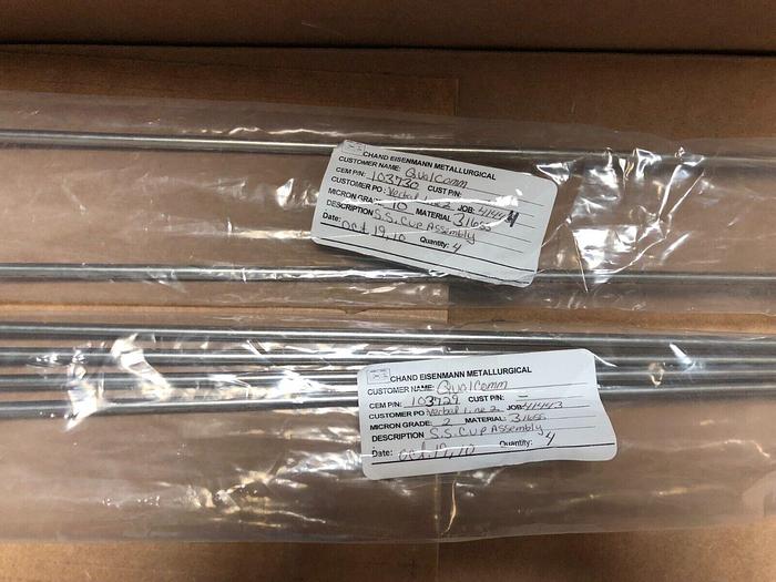 CHAND EISENMANN METALLURGICAL S.S. CUP ASSEMBLY QTY 6