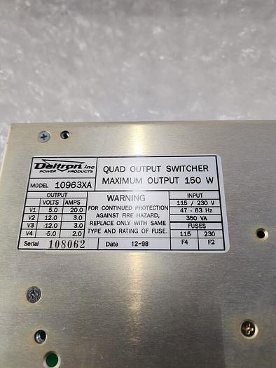 Used DELTRON INC PRODUCTS 10963XA