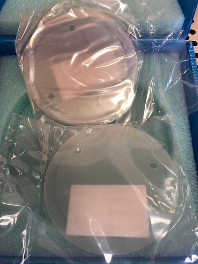 Used METRON (USED QUARTZ COVER TOP) 0200-1176-002,WITH CLEAN PART QUARTZ PEDESTAL TOP