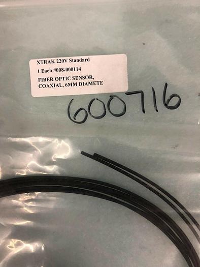 Used KEYENCE FU-35FZ FIBER OPTIC SENSOR COAXIAL 6MM DIAMETER