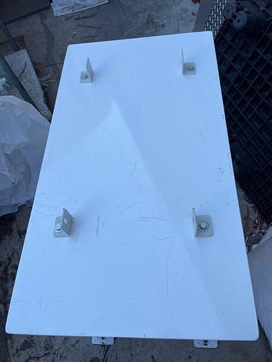 Used BOC EDWARDS CLEANROOM PUMP STAND WITH EARTHQUAKE BRACKETS