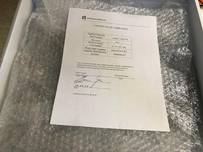 Used AMAT 0020-26312 001 SHIELD, UPPER 8'' DURASOURCE TTN SST