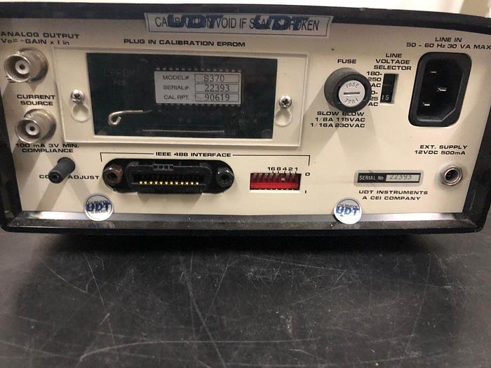 Used UDT S370 OPTOMETER