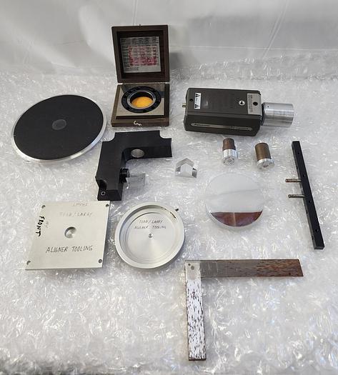 Used STARRETT GAGE DIVISION ALIGNER TOOLING, PANASONIC TV CAMERA WV-1600