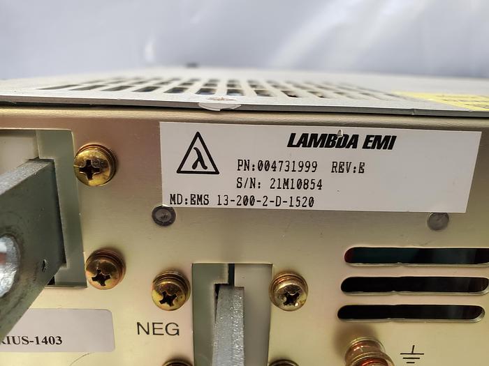 Used LAMBDA EMS POWER SUPPLY 004731999