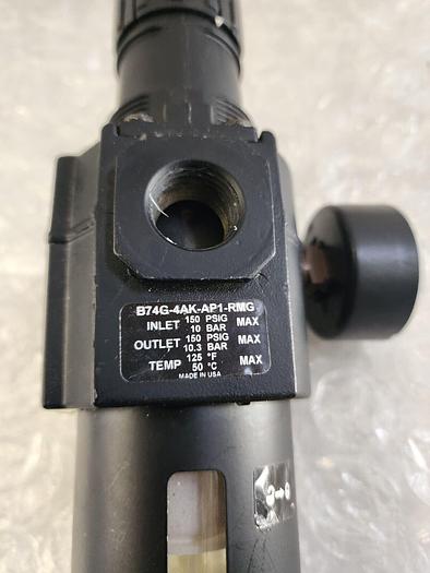 Used NORGREN FILTER REGULATOR B74G-4AK-AP1-RMG