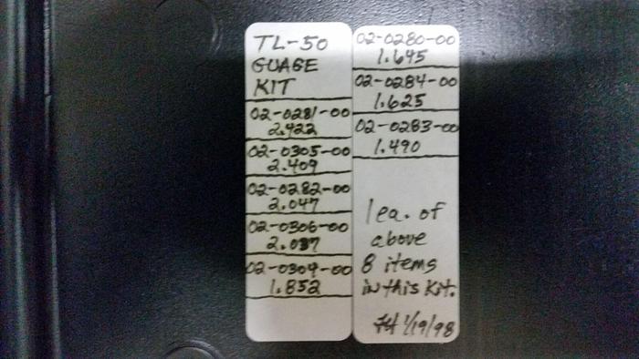 Used ASECO TL-50 Calibrated Gauge Block kit