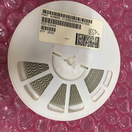 KEMET C1206C335K4PAC7800 CAP 3.30UF VOLTS 16
