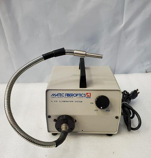 Used MATEC FIBER OPTICS IL 410 ILUMINATOR