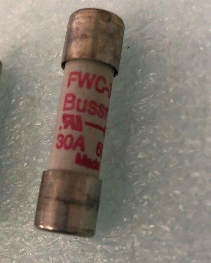 Used Bussmann FWS-30A10F 30AMP FUSE 600 VOLTS
