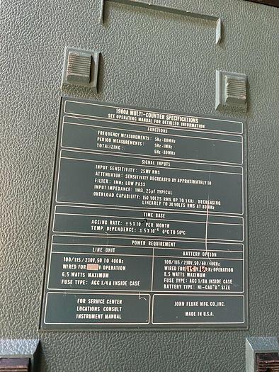 Used FLUKE 1900A Multi-Counter