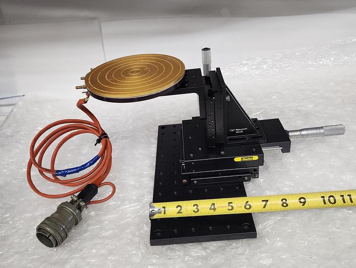 Used STAGE, 6 IN GOLD HEATED CHUCK XYZ MOVEMENT MICROMETERS