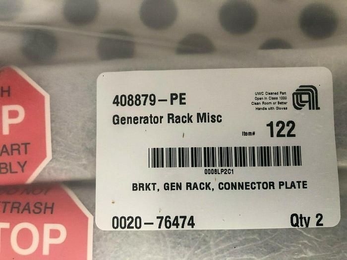 AMAT BRKT, GEN RACK, CONNECTOR PLATE 0020-76474
