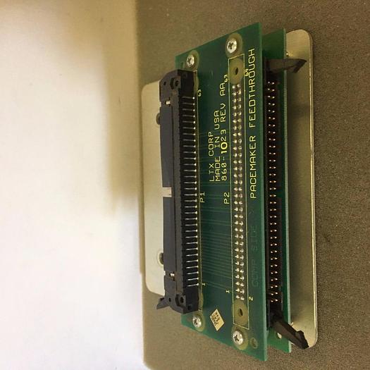 Used LTX CORP 860-1023 REV AA PEACEMAKER FEEDTHROUGH